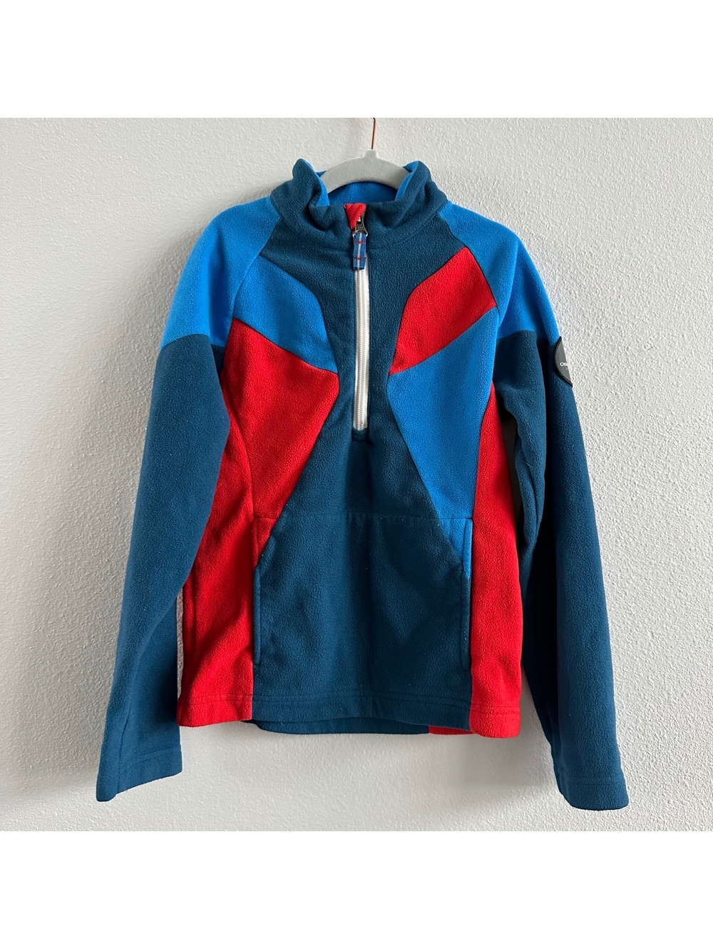 Obermeyer boys size large kids' fleece 1/2 zip pullover